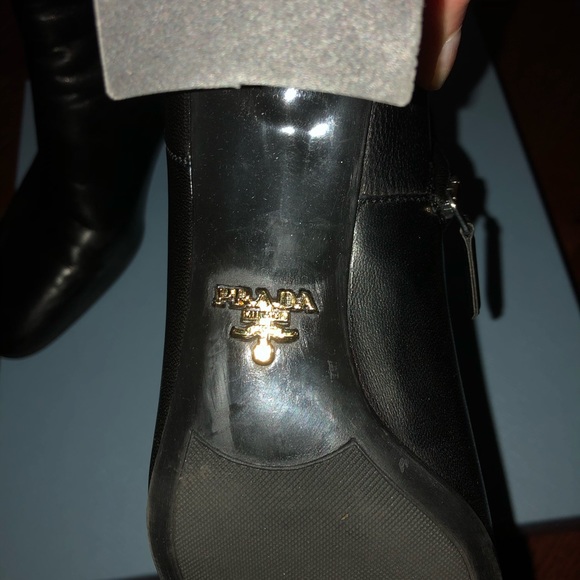 Prada leather ankle boots - Picture 3 of 6
